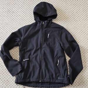 Double diamond hooded jacket